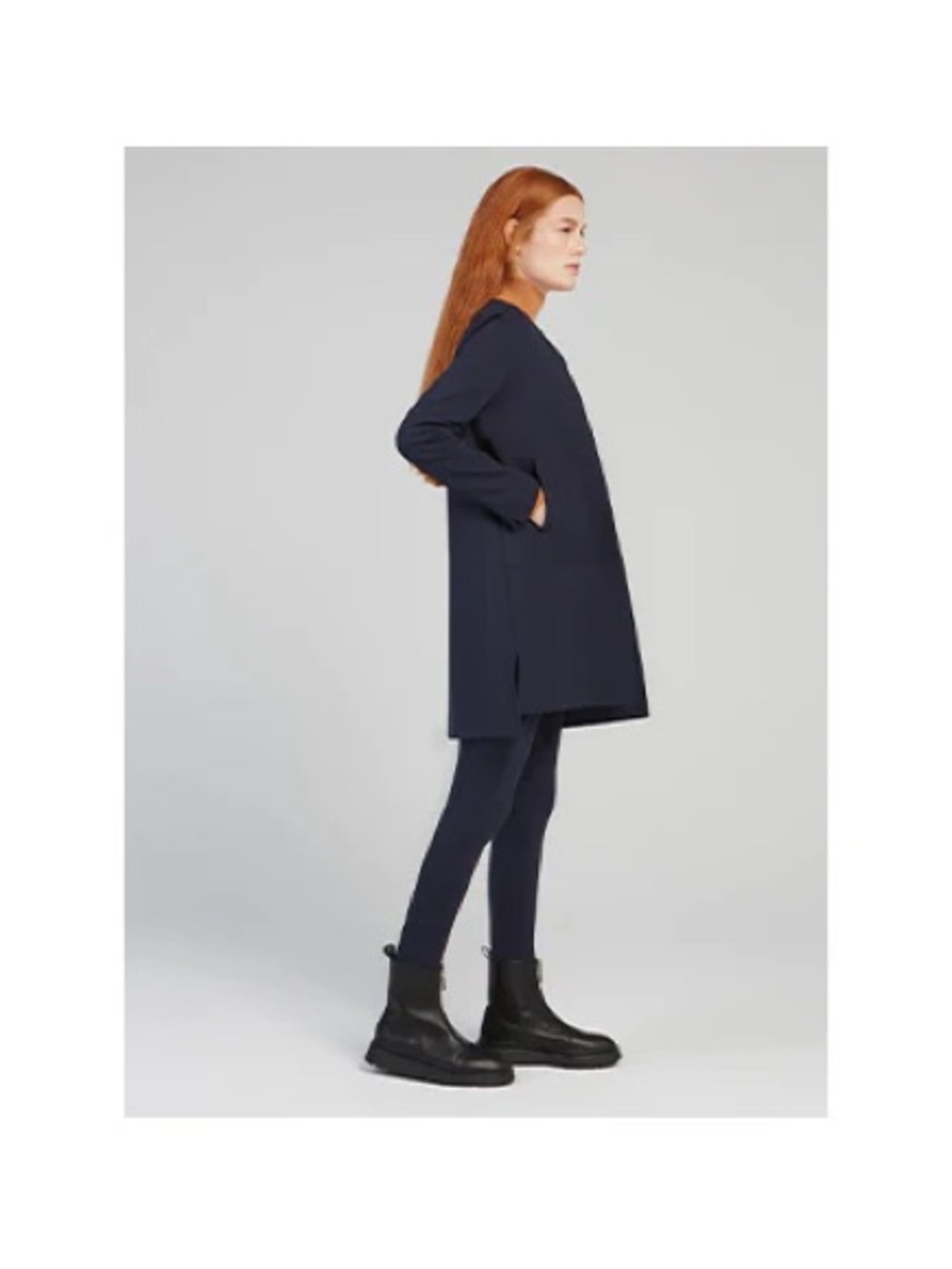 FIG Clothing Black Aly Blazer Cardigan, size M - Picture 2 of 13